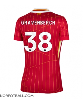 Billige Fotballdrakt Liverpool Ryan Gravenberch #38 Replika Hjemmedrakt Dame 2024-25 Kortermet